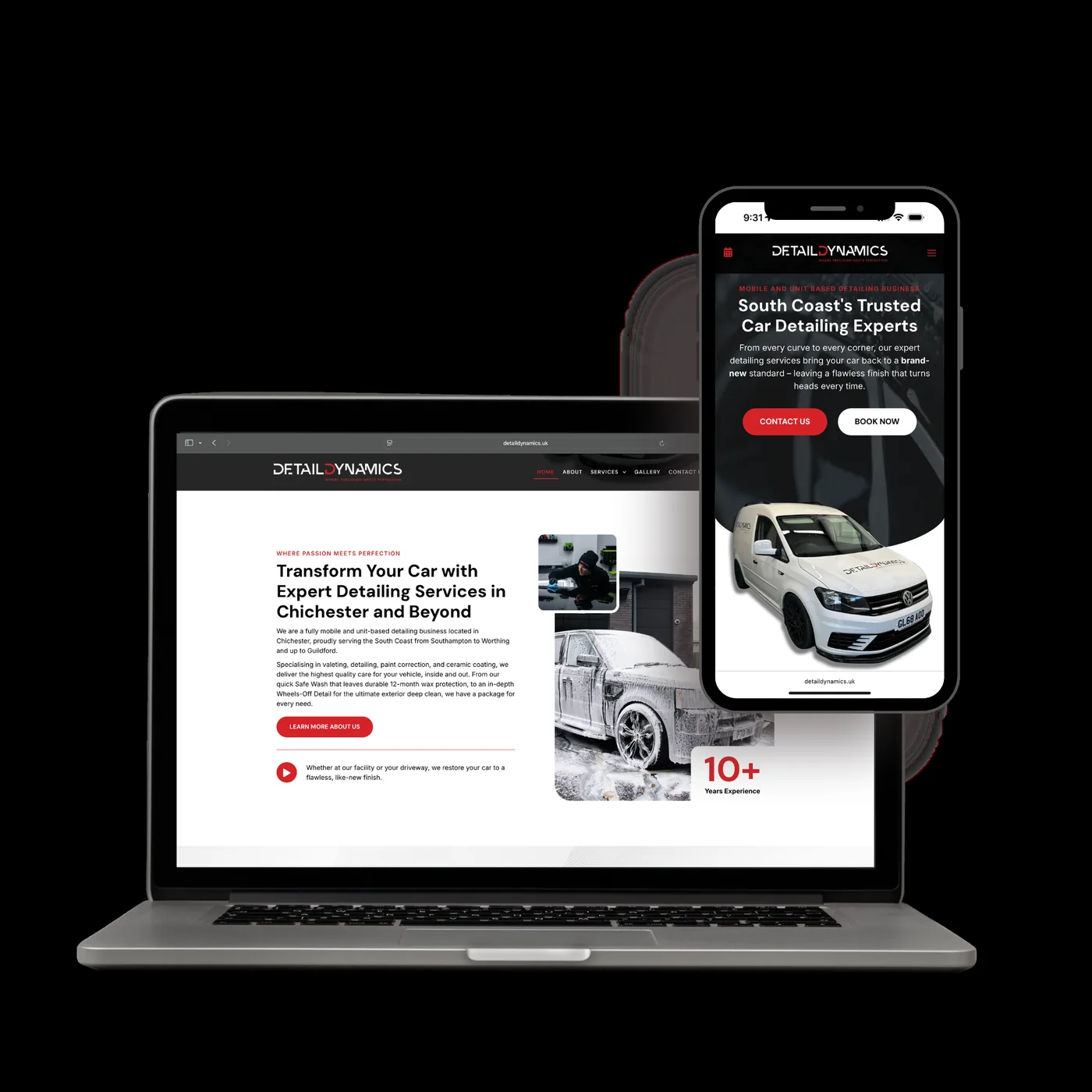Detail Dynamics website preview